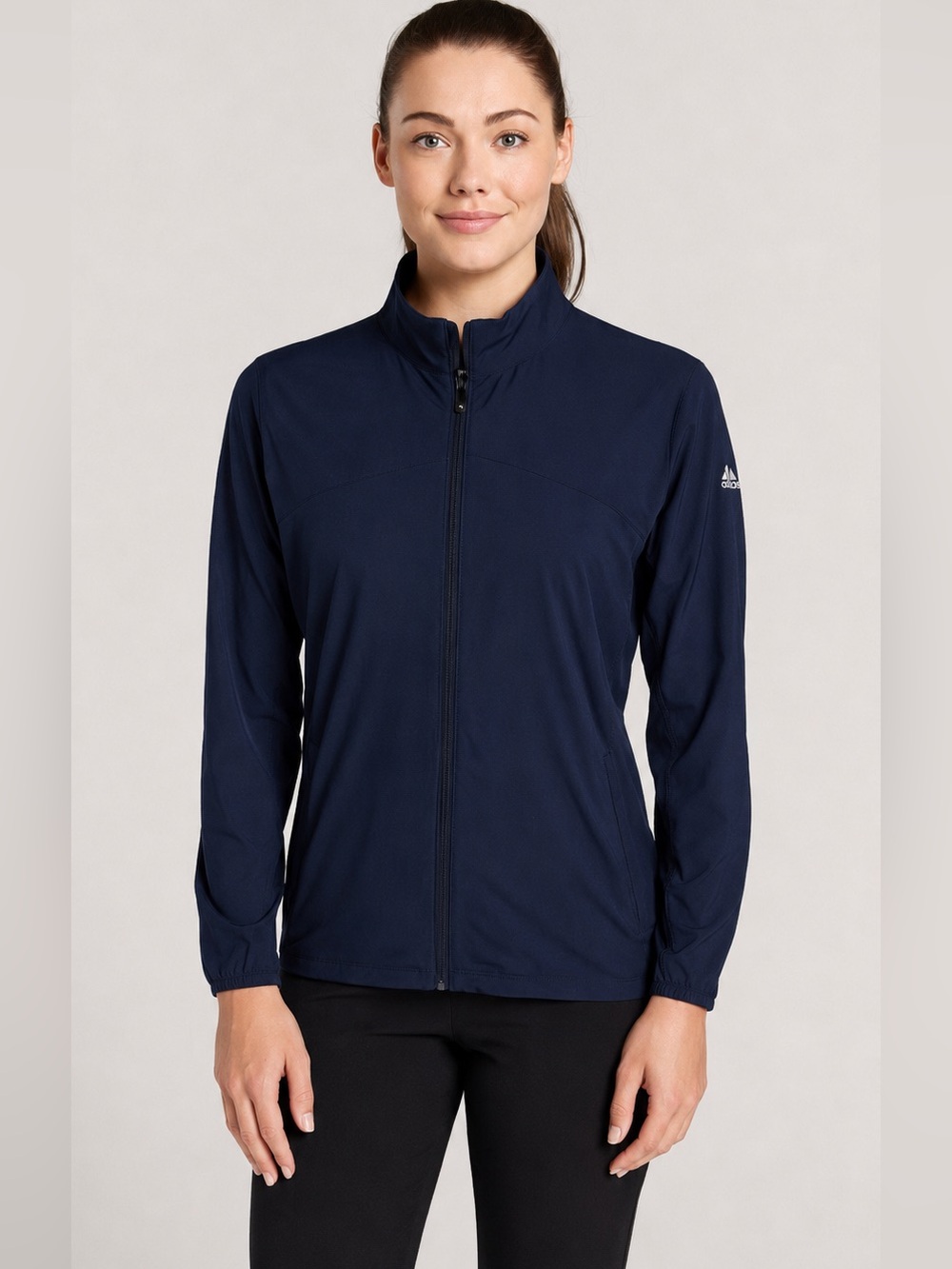NWT SUN MOUNTAIN SUMMIT LIGHT JACKET Women’s Sz M Navy Windproof Water Repellent